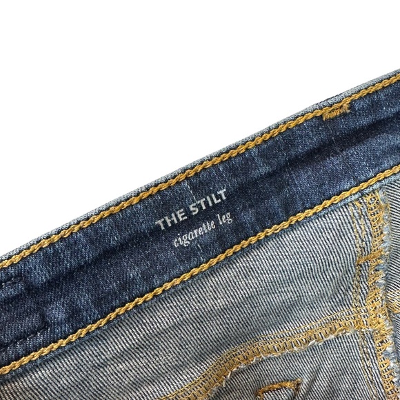 Adriano Goldschmied The Stilt Cigarette Leg Jeans Womens Skinny Mid Rise 25 - Picture 8 of 14